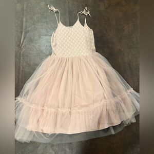 Raised by Water Pink Tulle Dress with Spaghetti Straps. Size 6